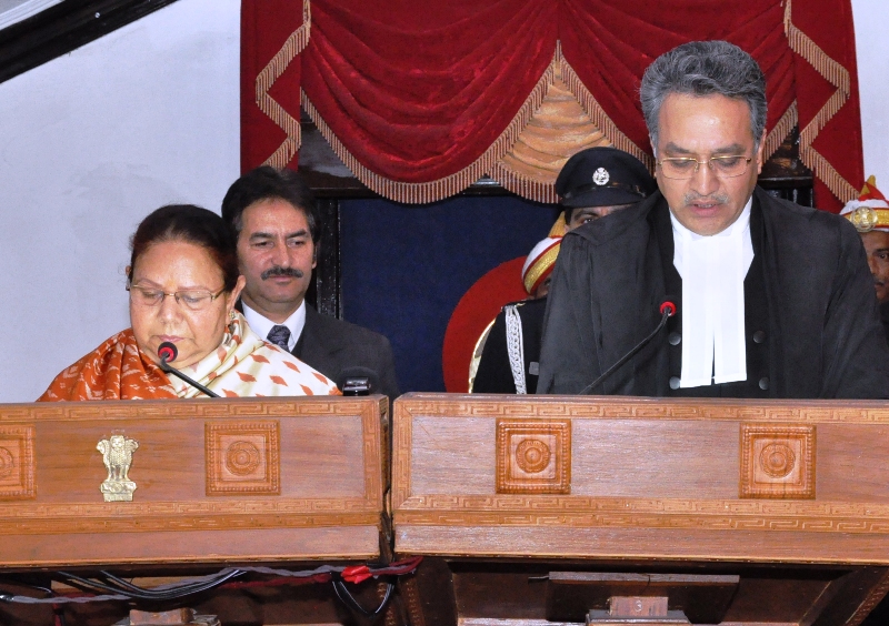 oath to Justice Ajay Manikrao Khanwilkar as Chief Justice of H.P High Court
