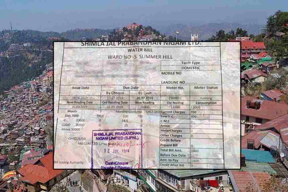 Shimla MC Sewerage Cess hike