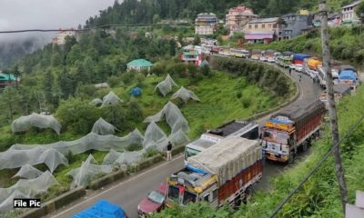 Shimla roads closed due to rain