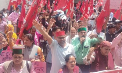 SJVNL Hydro Project Workers Protest